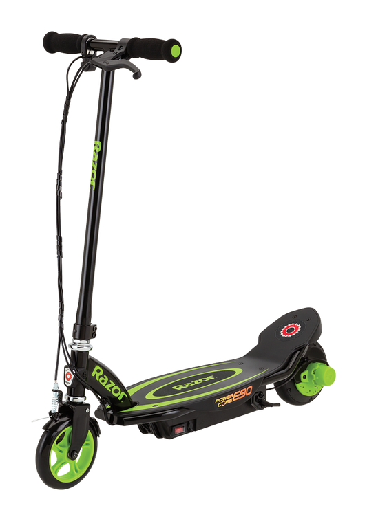 Razor Power Core E90 elsparkcykel – Grön 16 km/h | För barn 8+ år