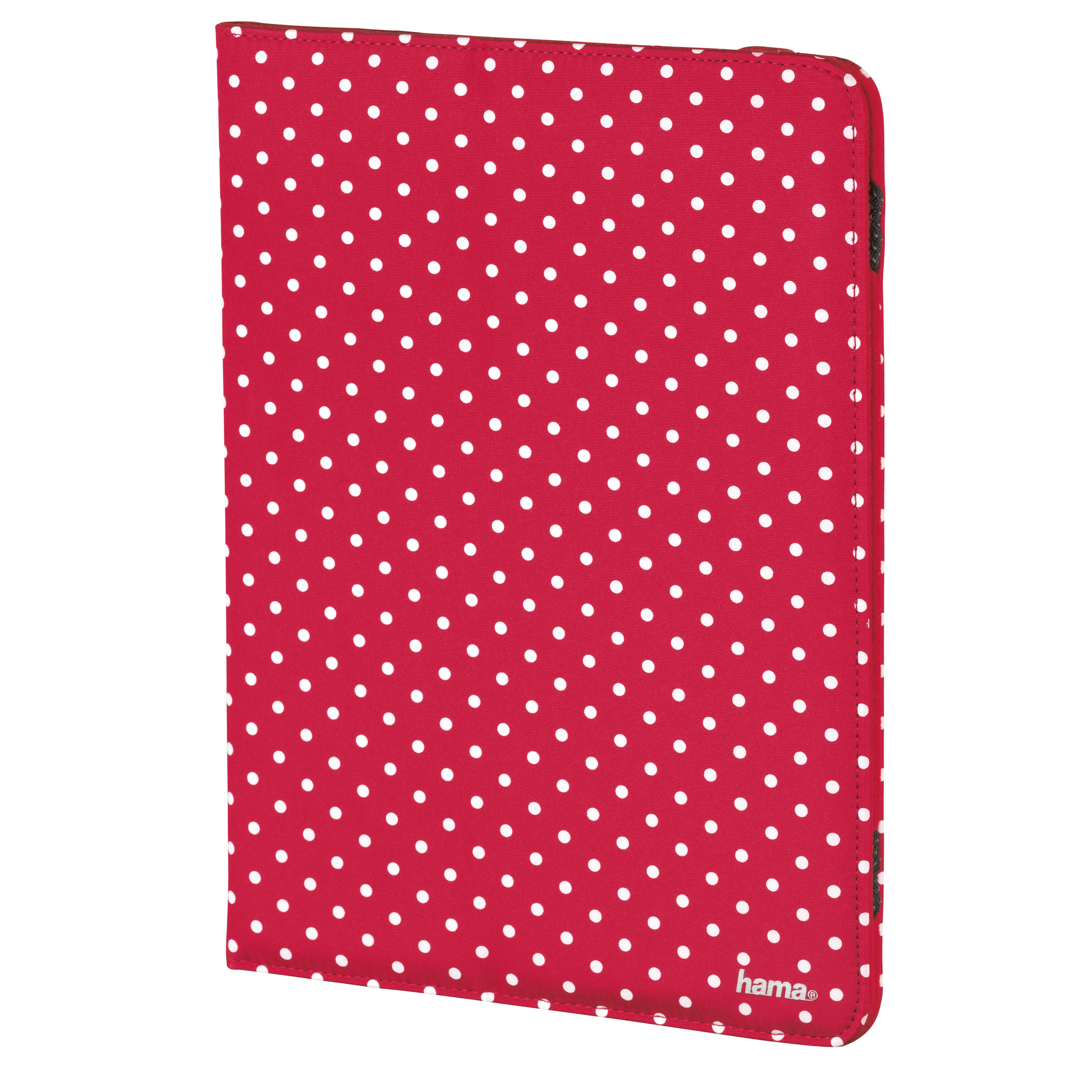 hama-hama-tabletfordral-polka-dots 10,1" Röd Universal