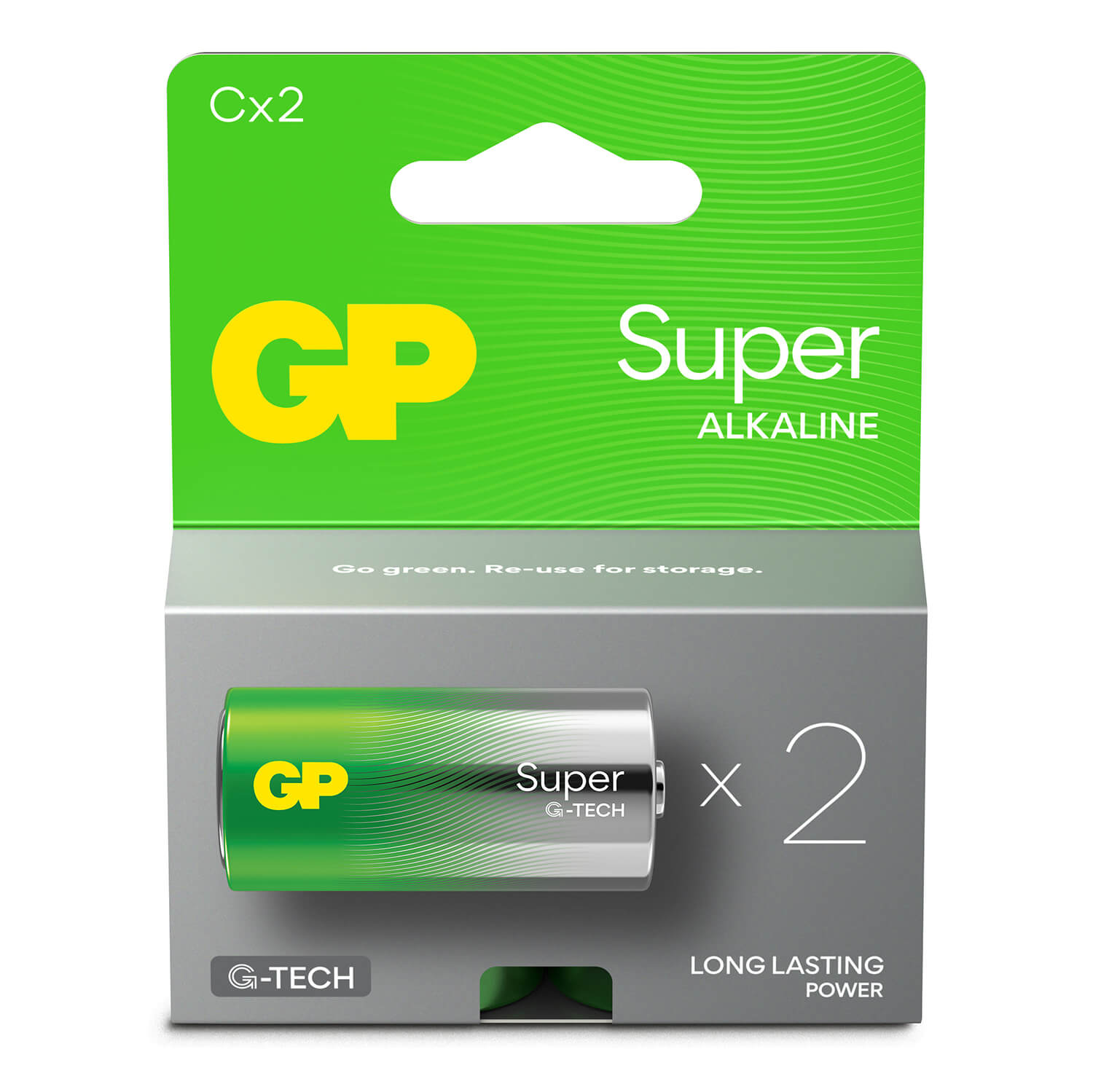 gp-gp-super-alkaline-battery C LR14 2-pack