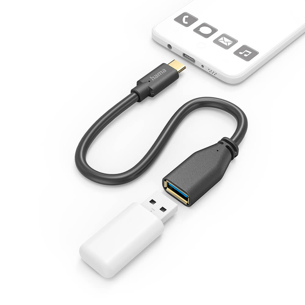 HAMA Adapter Cable USB OTG
