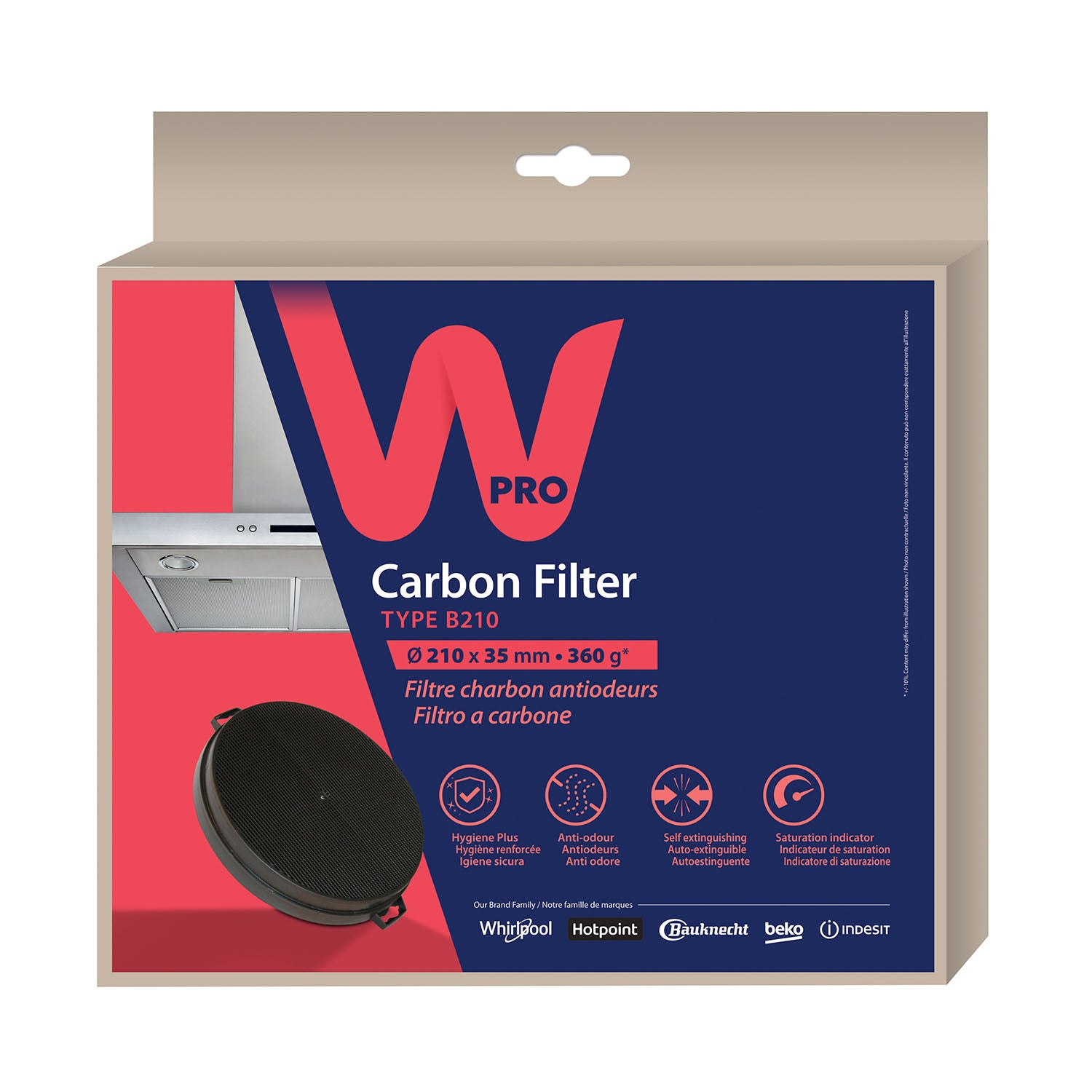 wpro-wpro-kolfilter-for-koksflakt CHF210/1