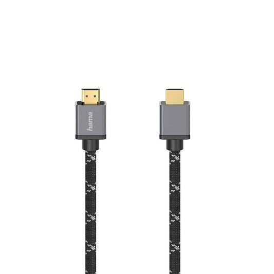 HAMA Cable HDMI Ultra High Speed 8K 48Gbit/s Metal 2.0m Gold