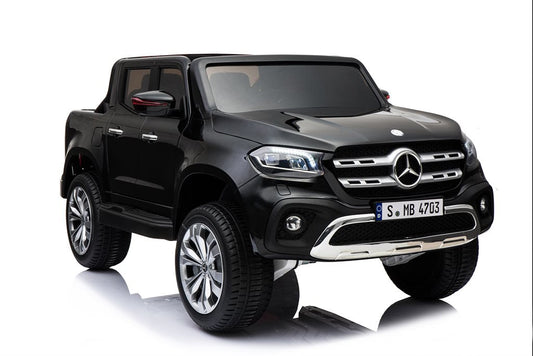 Mercedes X-Class elbil för barn 4x4 – 2-sits, gummihjul & fjärrkontroll