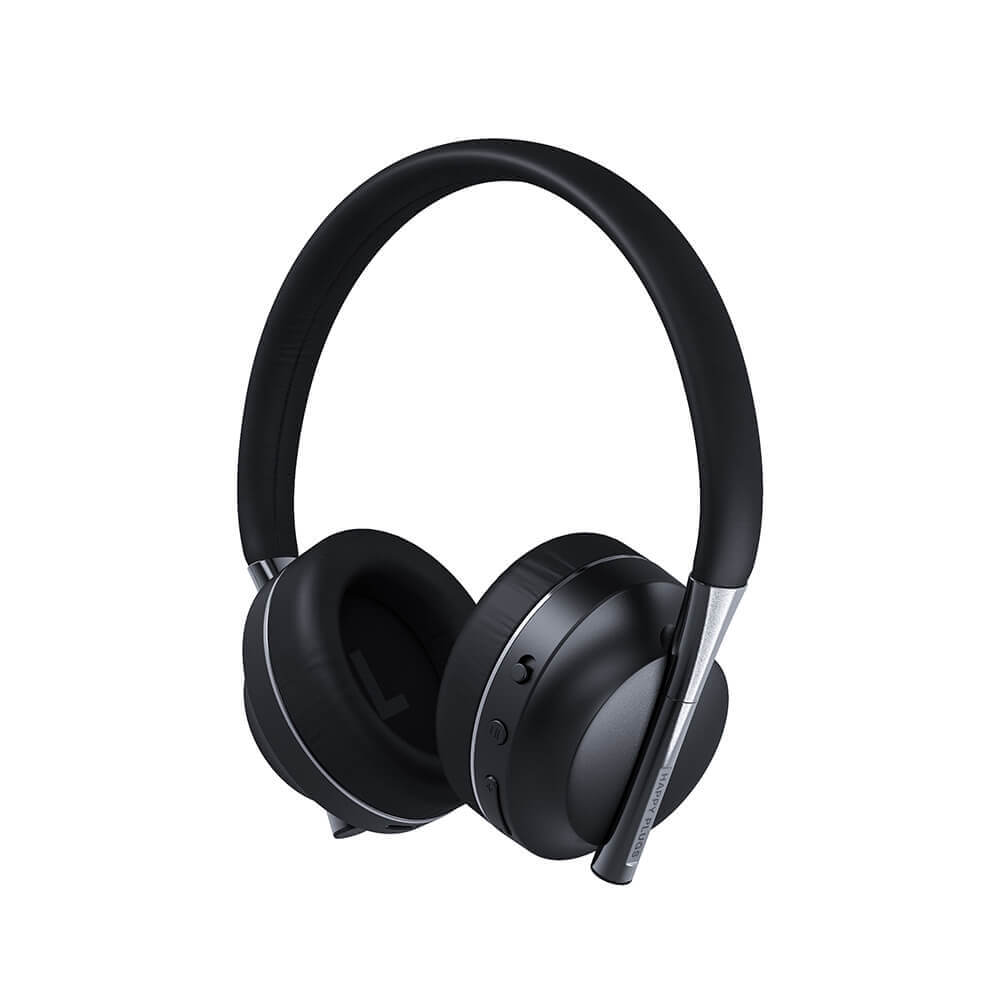 happy-plugs-happy-plugs-play-headphone Over-Ear 85dB Wireless Black
