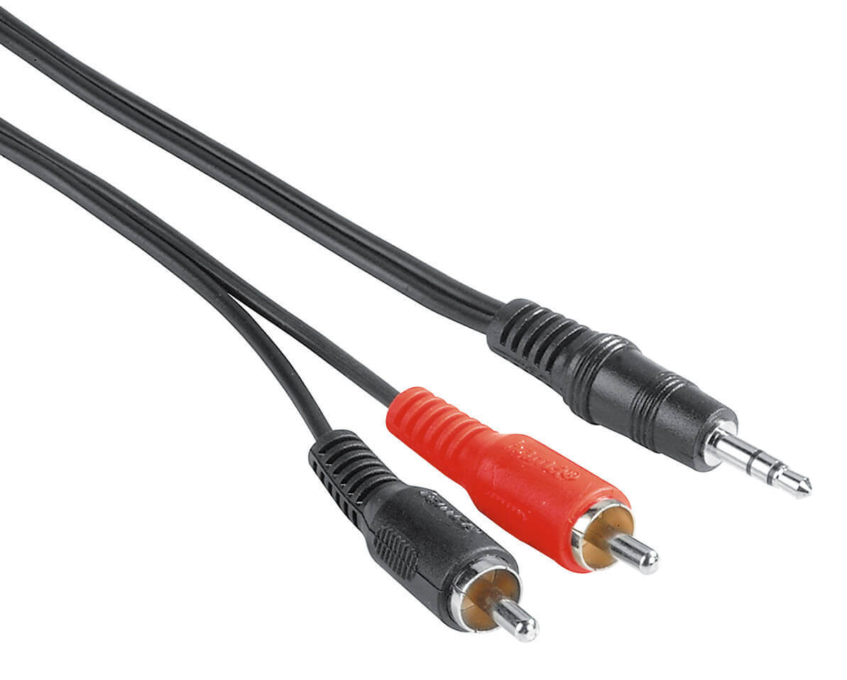 HAMA HAMA Kabel 3.5mm-2xRCA 25pack