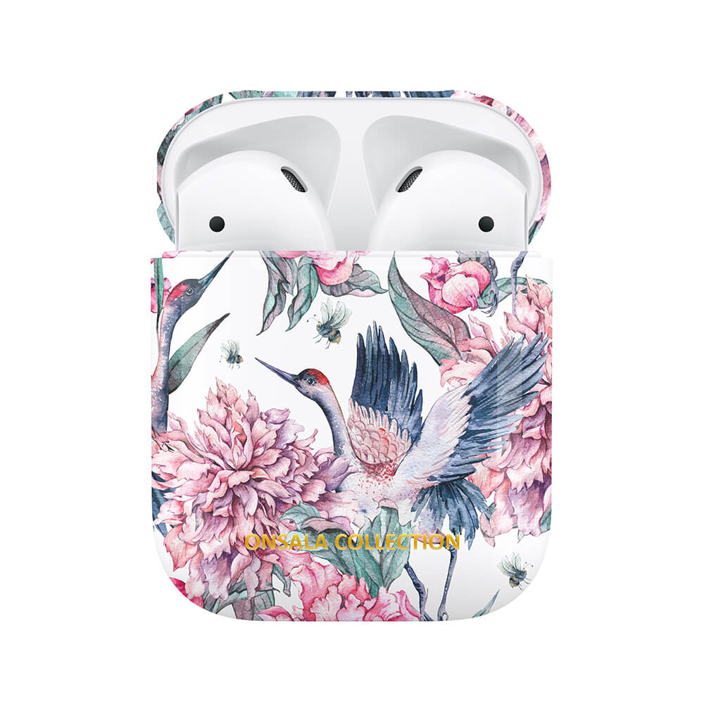 onsala-onsala-collection-airpods-fodral 1st and 2nd Generation Pink Crane
