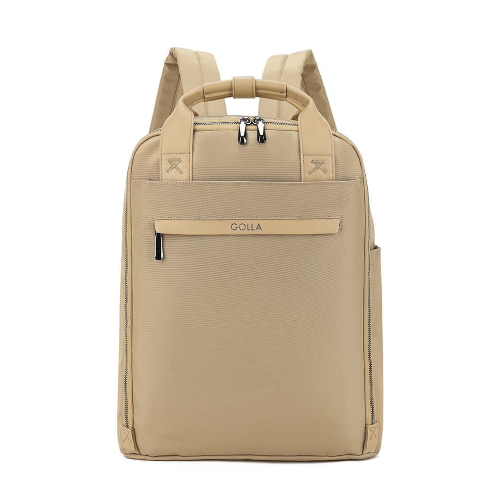 golla-golla-backpack-orion-13-litres Nylon and PU 15.6" Coffee