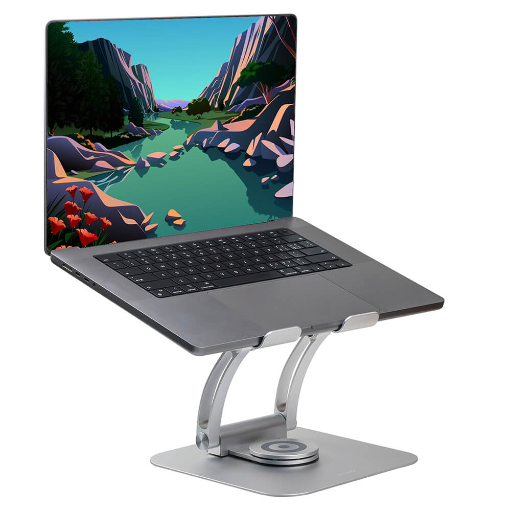 desire2-desire2-laptop-stand Supreme Dual Pivot Plus Silver