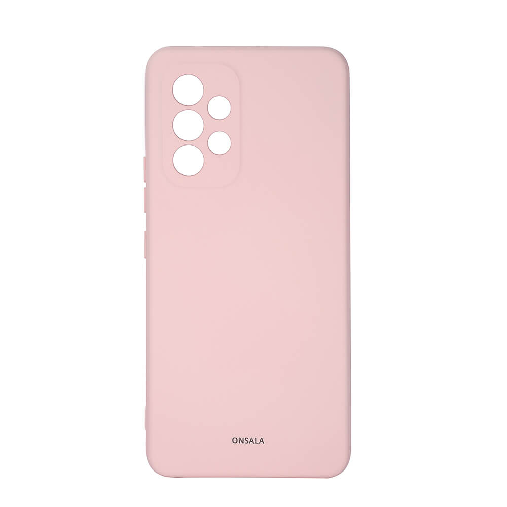 onsala-onsala-mobilecover-silicone-chalk-pink Samsung A53 5G