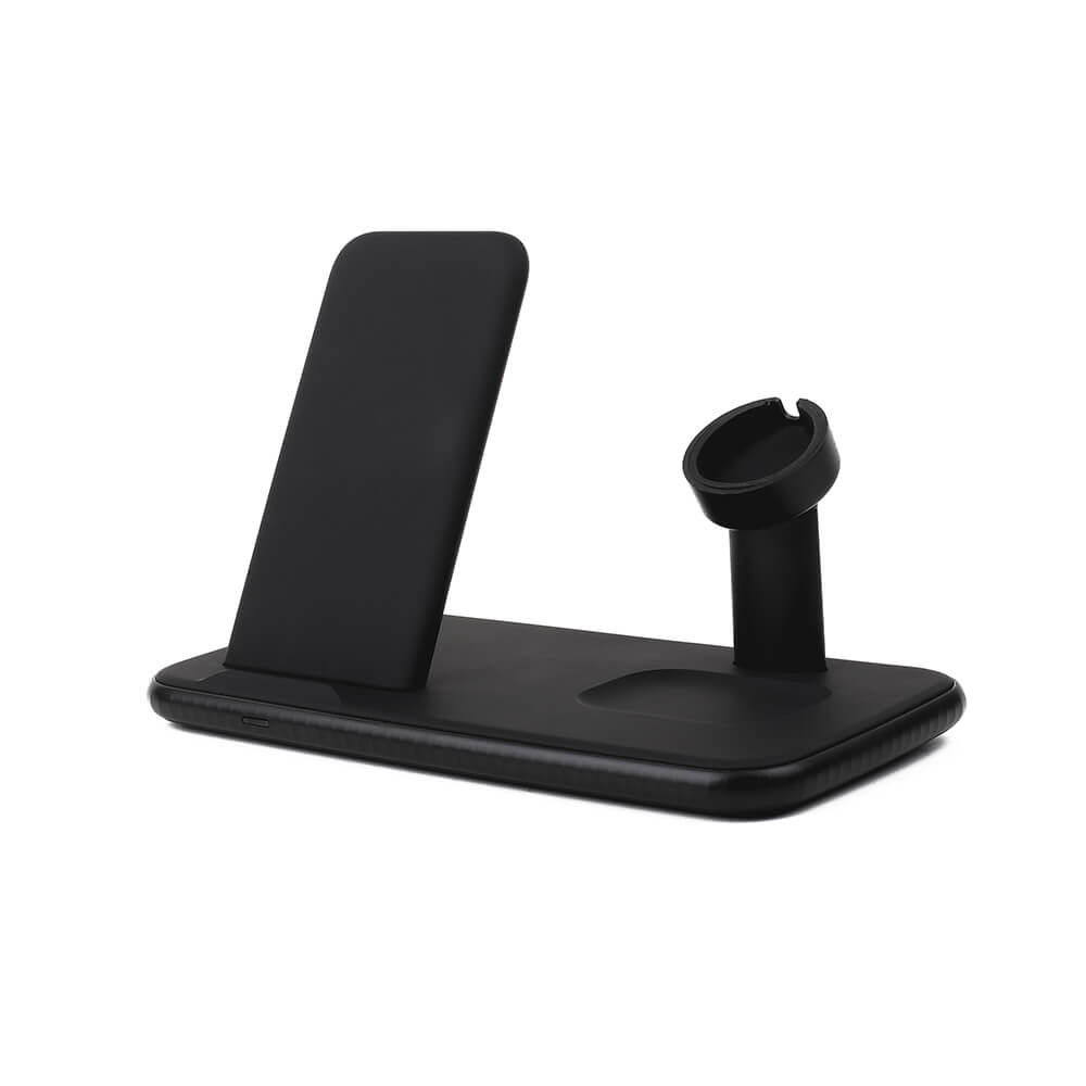 GEAR Trådlös Trippel QI Laddare USB-C Ansl.