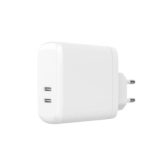 GEAR Charger 220V 2xUSB-C White