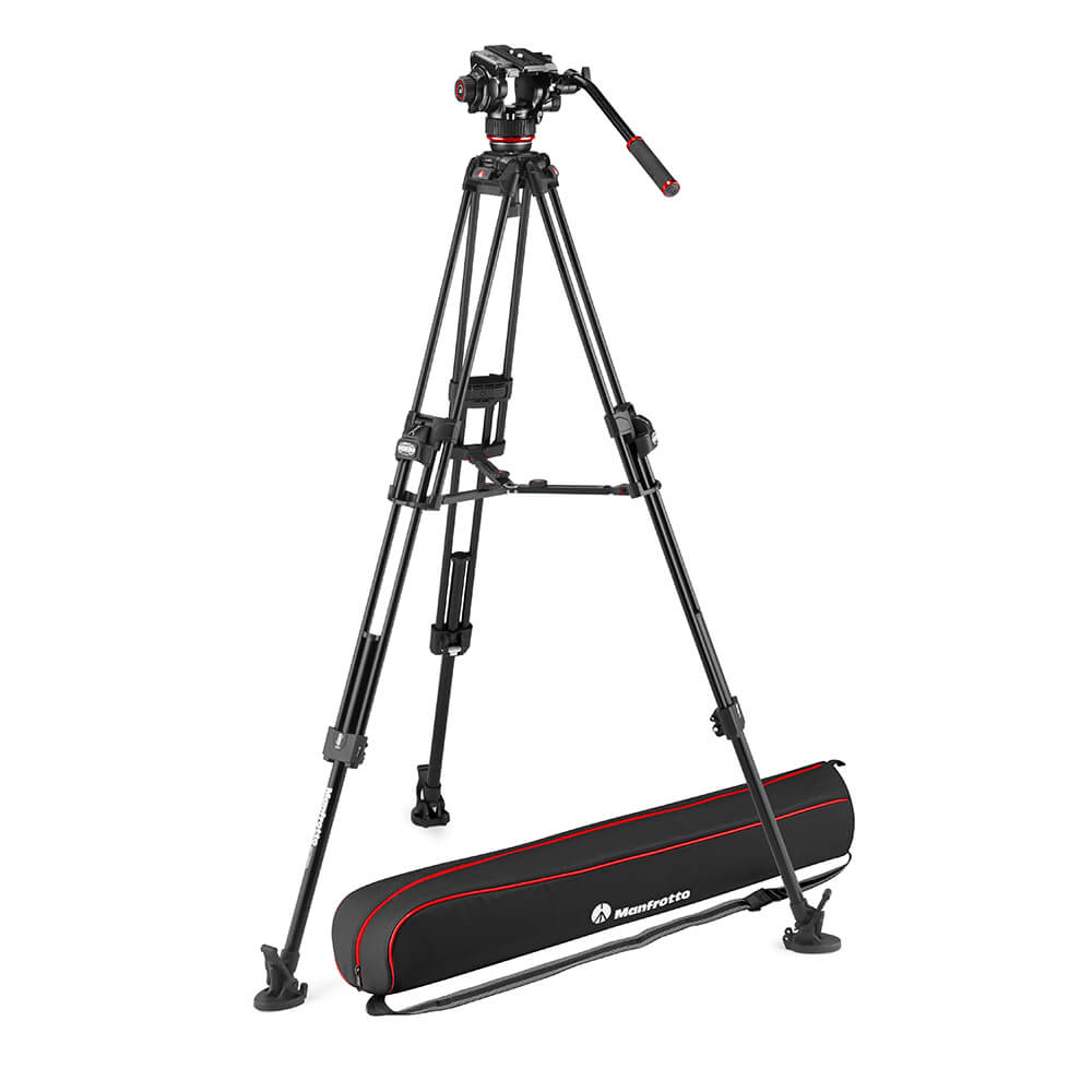 manfrotto-manfrotto-stativkit-video 504X + 645 Fast Twin Aluminium