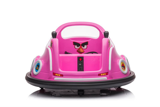 Angry Birds bumper elbil för barn 3–5 år Rosa