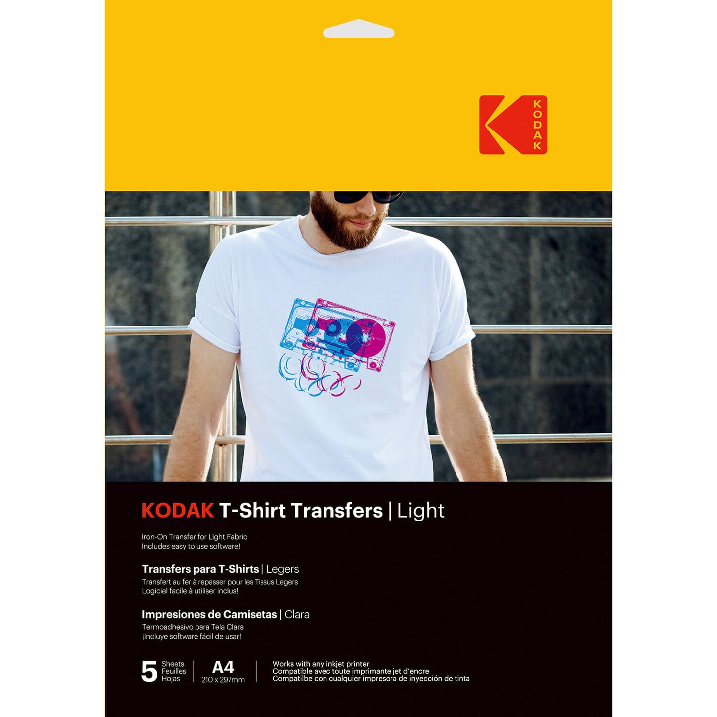 kodak-kodak-t-shirt-transfers Light A4 x5pcs