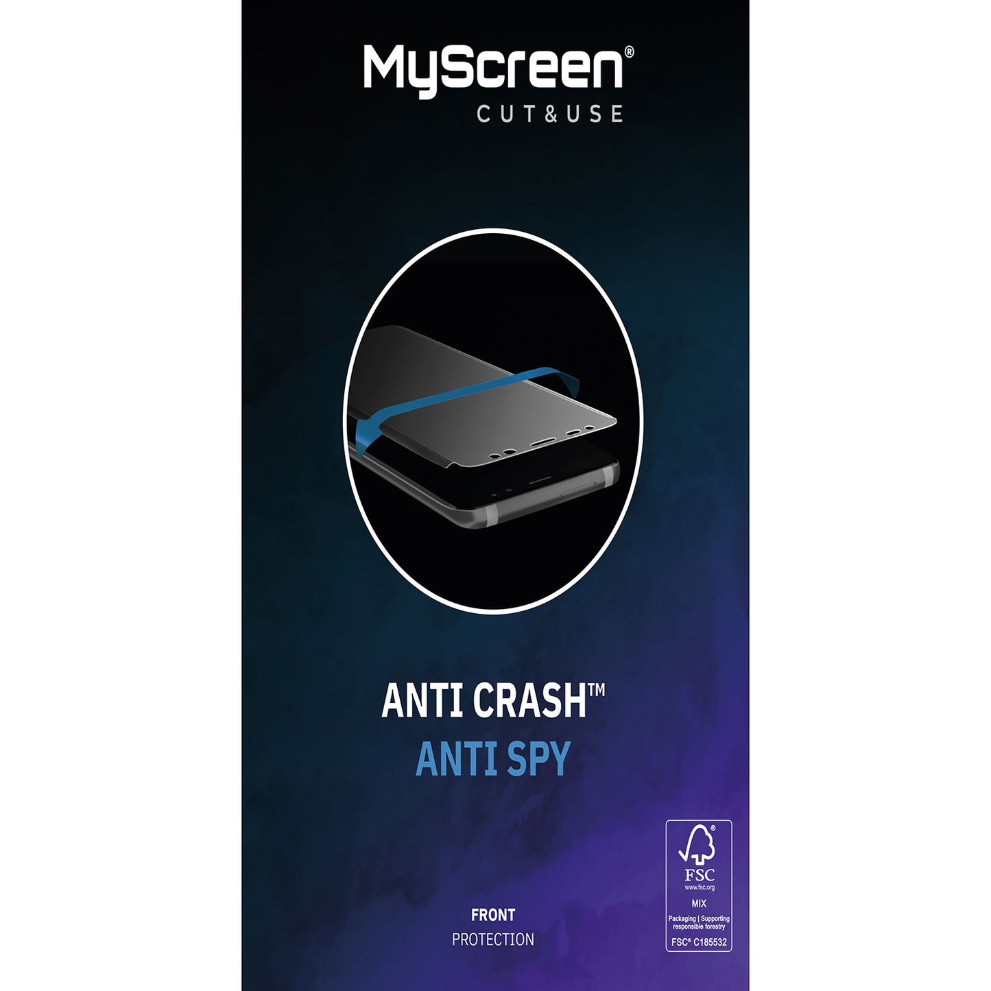 myscreen-myscreen-new-anticrasch-privacy Protective Film 6,5" Dry inst