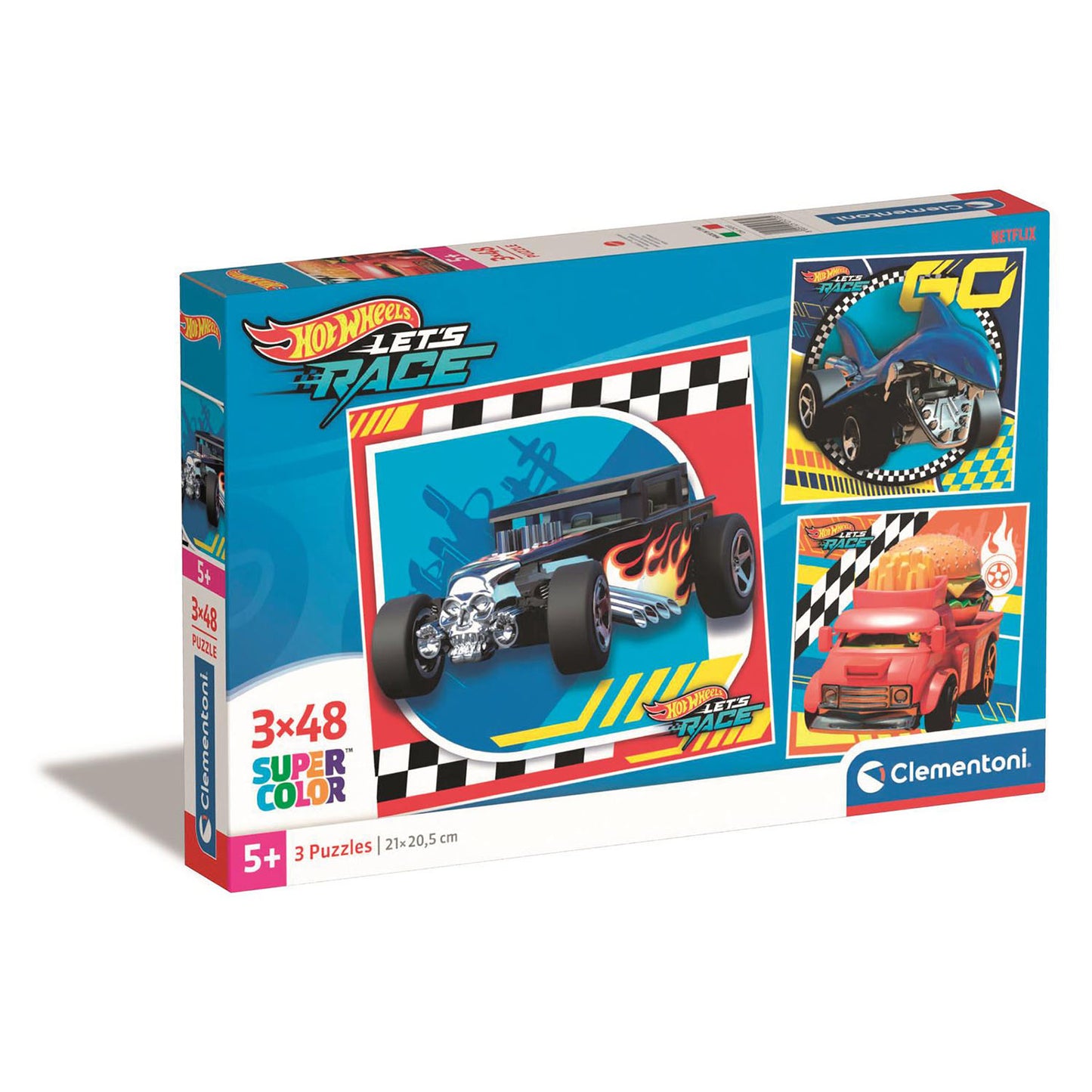 clementoni-clementoni-hotwheels 3X48pcs