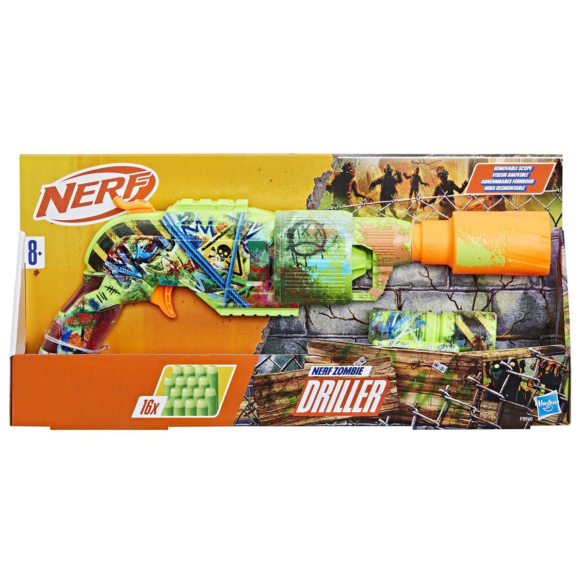 NERF Blaster Zombie Driller
