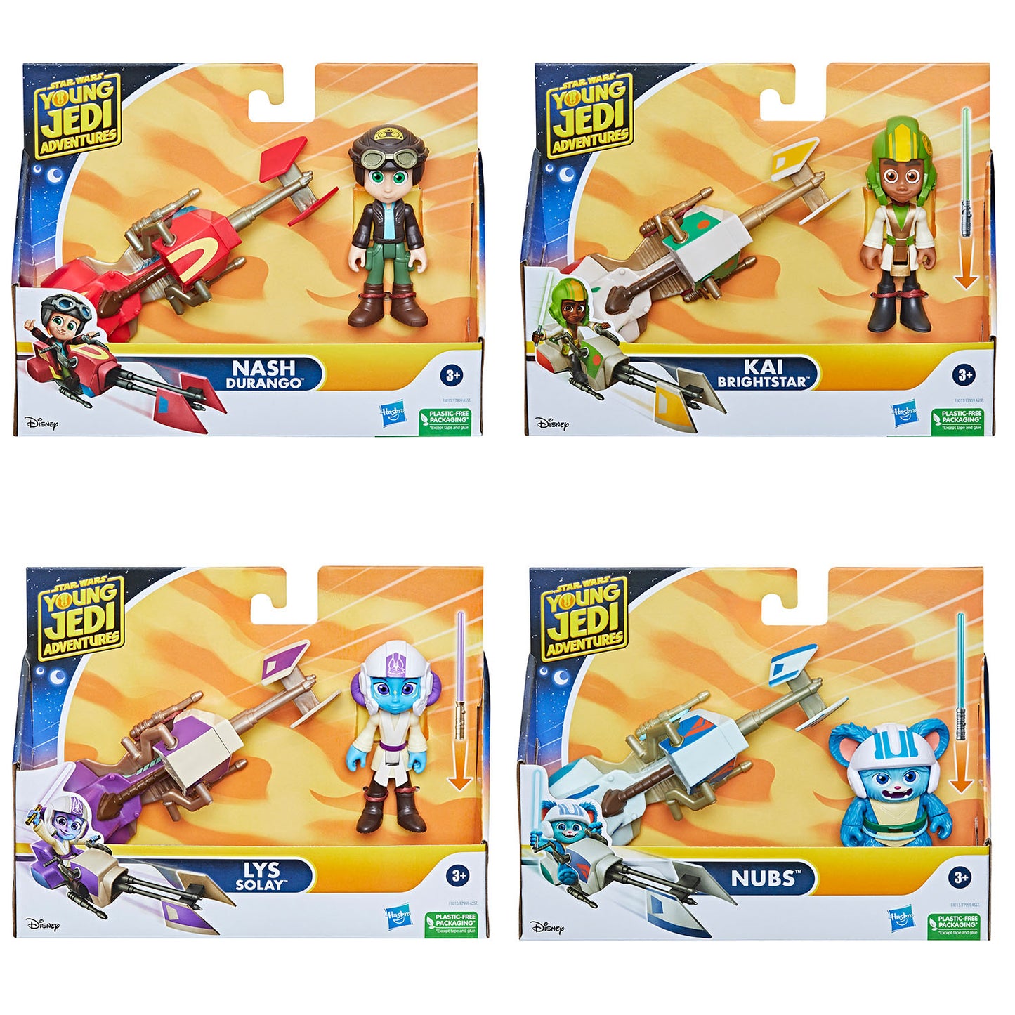 STAR WARS SW Young Jedi 4in Vehicle and