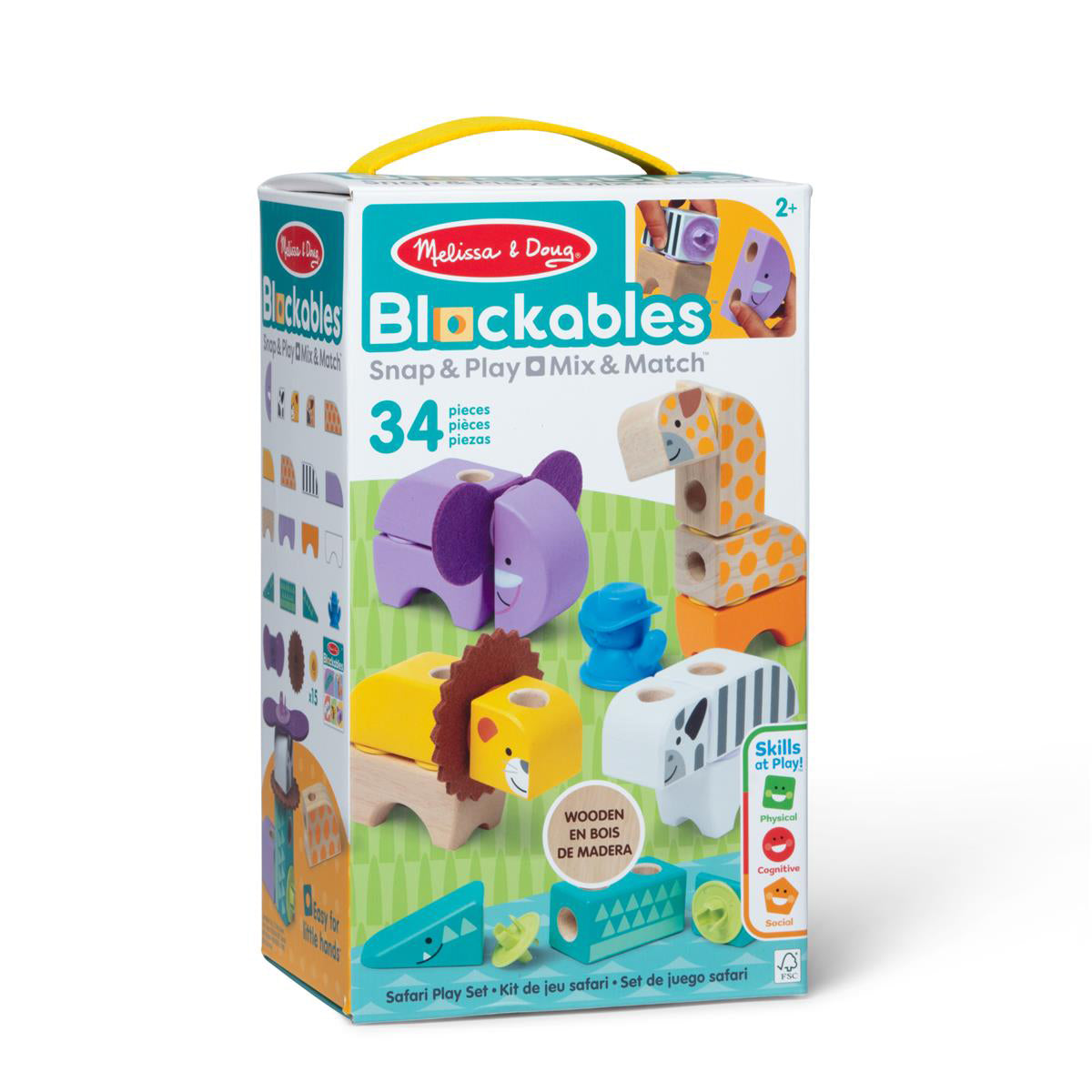 MND Blockables Playset Safari 34pcs