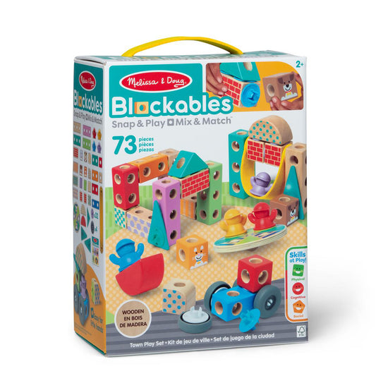 MND Blockables Playset Town 73pcs