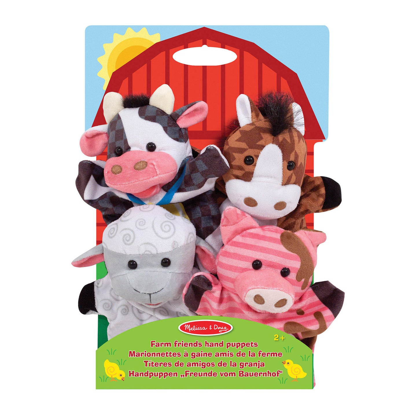 MELISSA & DOUG MND Hand Puppets Farm Friends