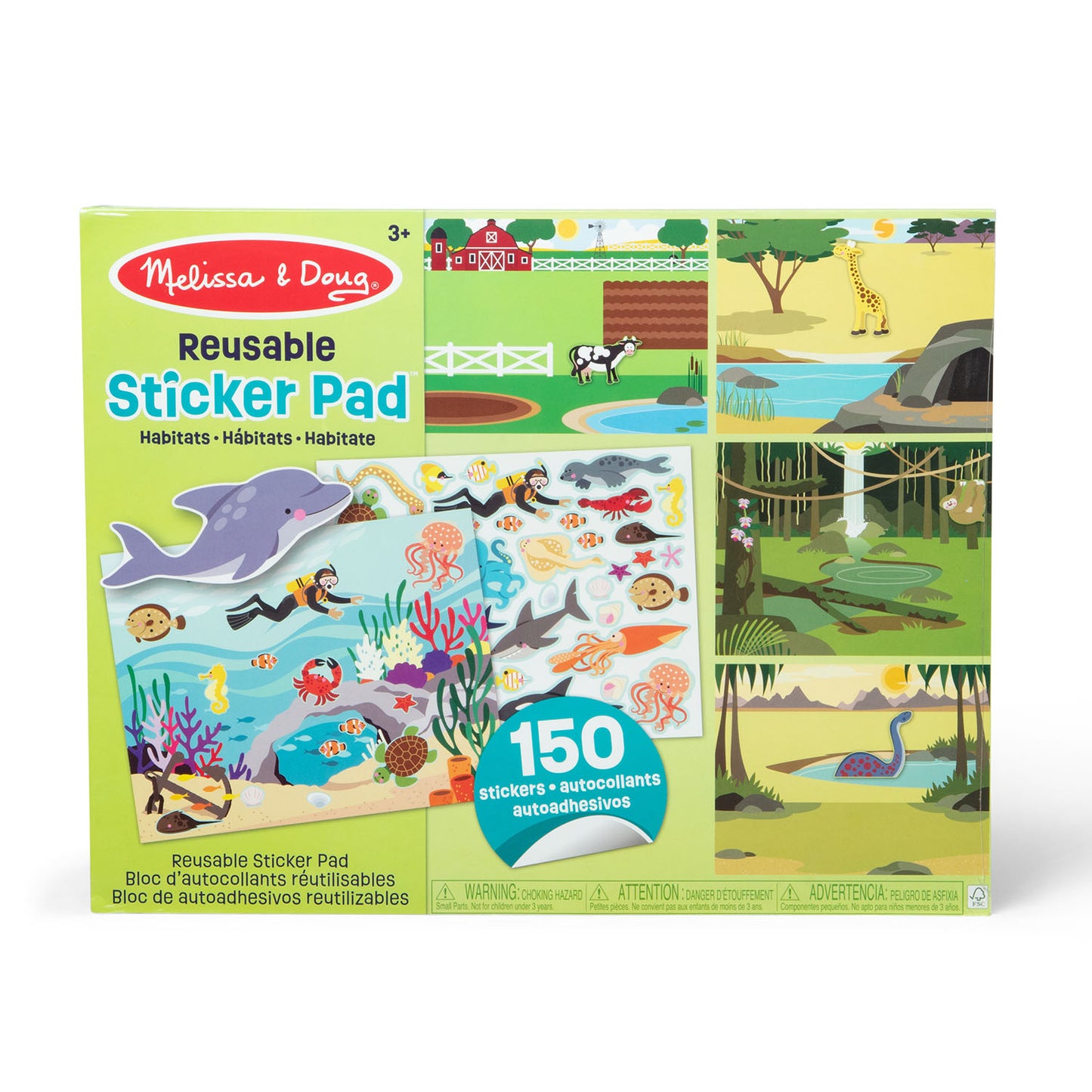 MND Reusable Sticker Pad Habitats