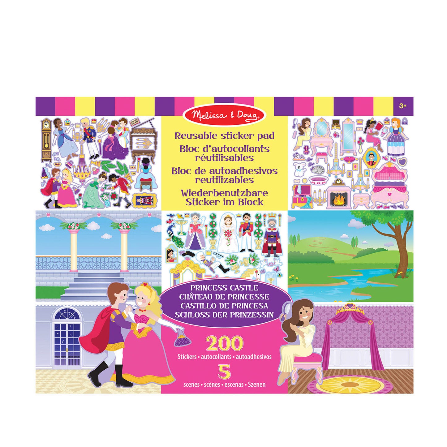 MND Reusable Sticker Pad Princess Castle