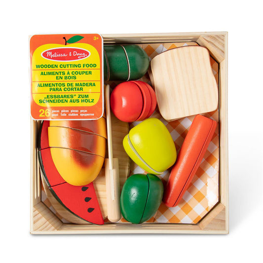 MND Wooden Food Playset Cutting Food
