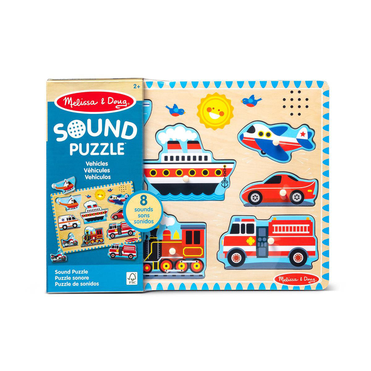 MELISSA & DOUG MND Sound Puzzle Vehicles