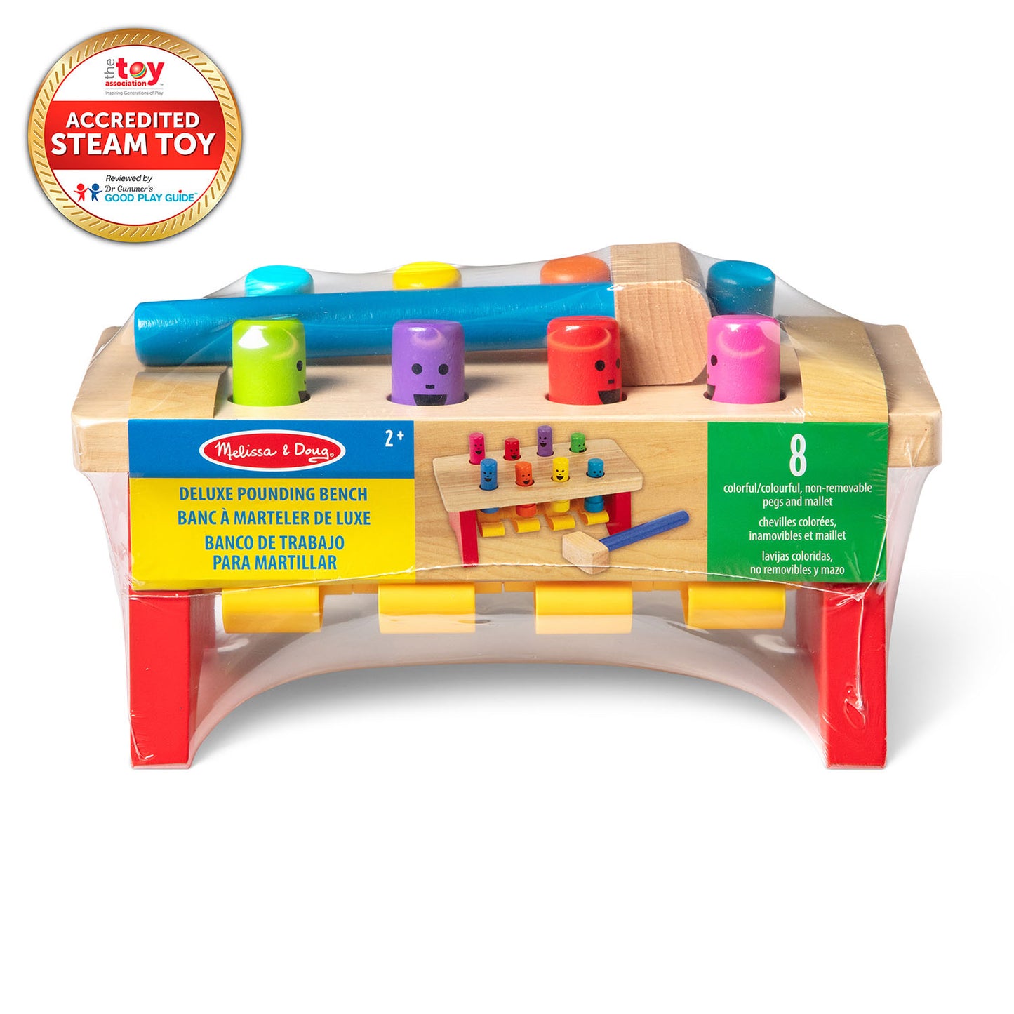 MELISSA & DOUG MND Wooden Dlx Pounding Bench