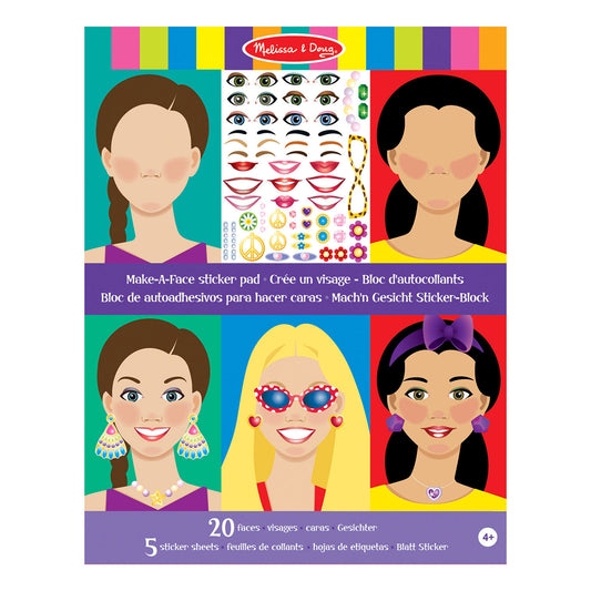 MELISSA & DOUG MND Make-a-Face Sticker Pad