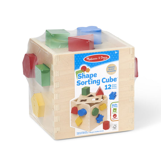 MELISSA & DOUG MND Wooden Shape Sorting Cube