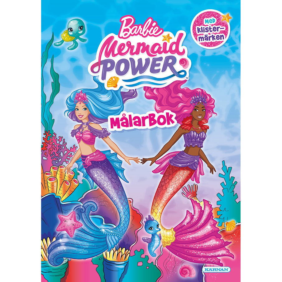 Målarbok Barbie Mermaid power
