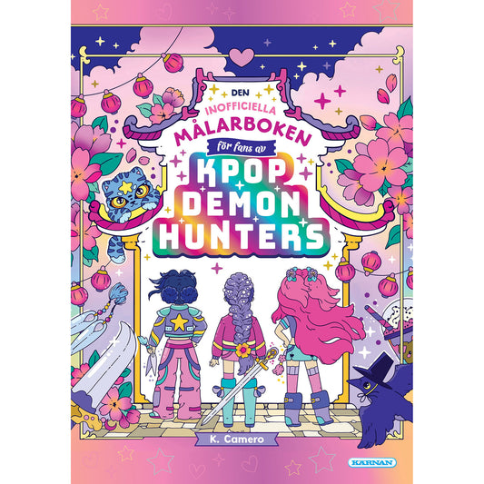 KPOP DEMON HUNTERS Målarbok K-POP Demon Hunters