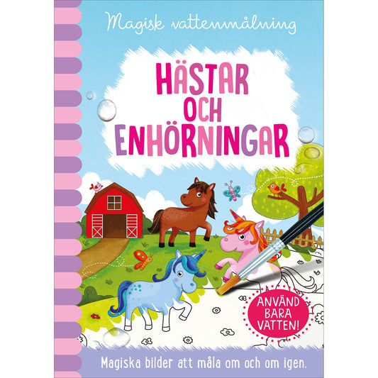 BARTHELSON FÖRLAG Magisk vattenmålning: Hästar