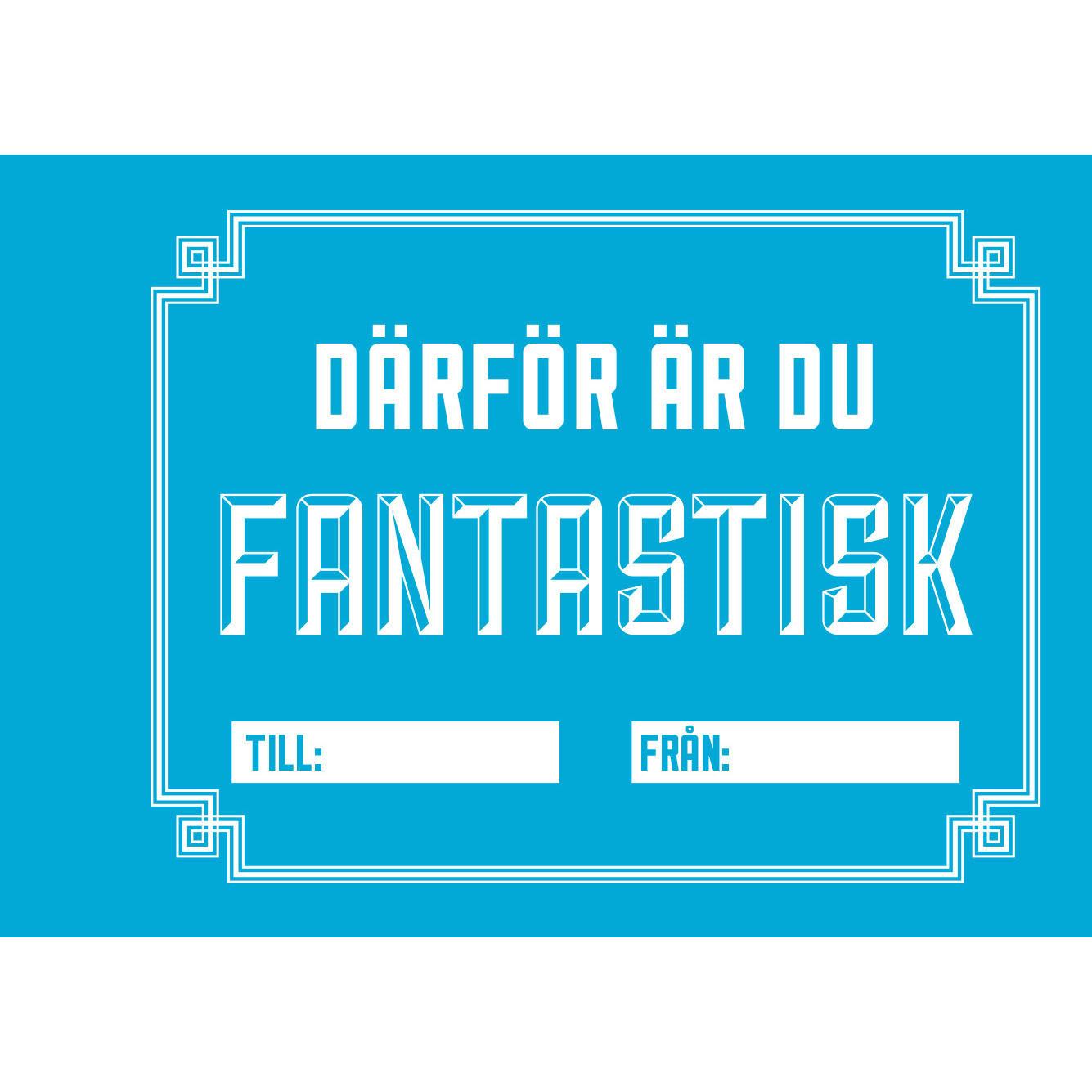 TUKAN FÖRLAG Därför är du fantastisk