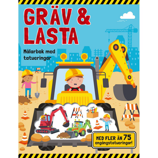 TUKAN FÖRLAG Gräv och lasta: målarbok med