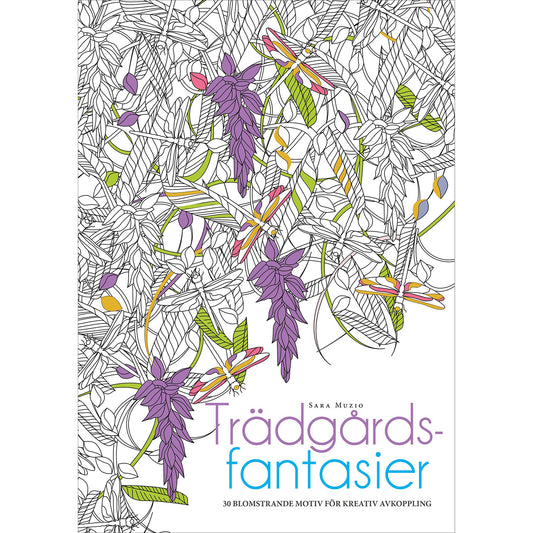 LEGIND Målarbok : Trädgårdsfantasier