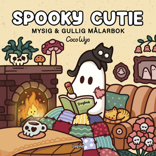 LEGIND Målarbok : Spooky Cutie