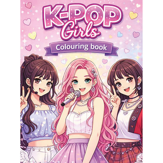 KPOP Målarbok: K-pop girls