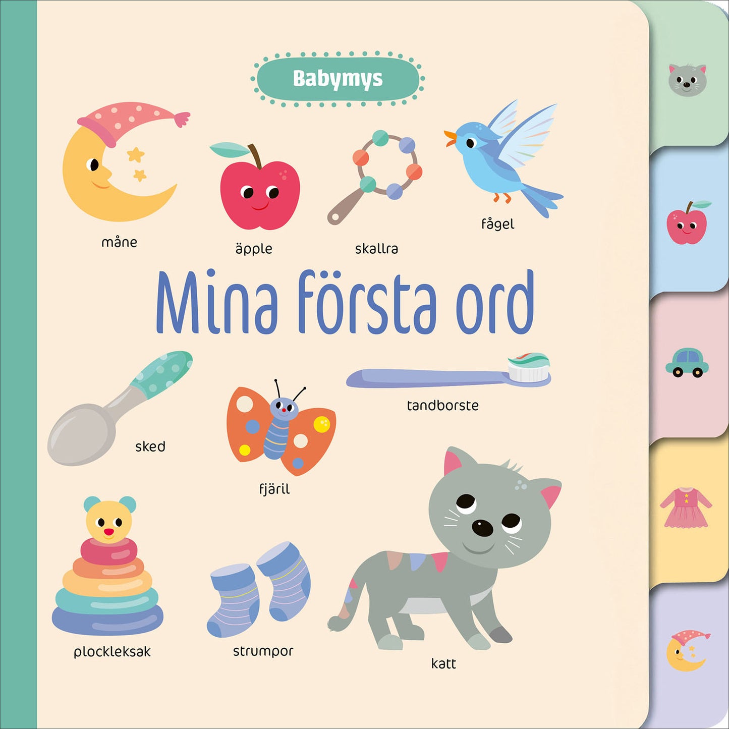 TUKAN FÖRLAG Babymys: mina första ord