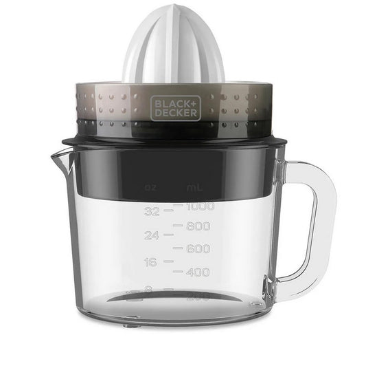 Black+Decker Citruspress 1L 30w – Kompakt och effektiv för färskpressad juice