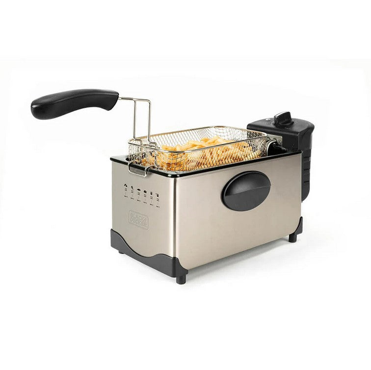 Black+Decker Elektrisk Fritös 3L – För krispiga och goda frityrprodukter