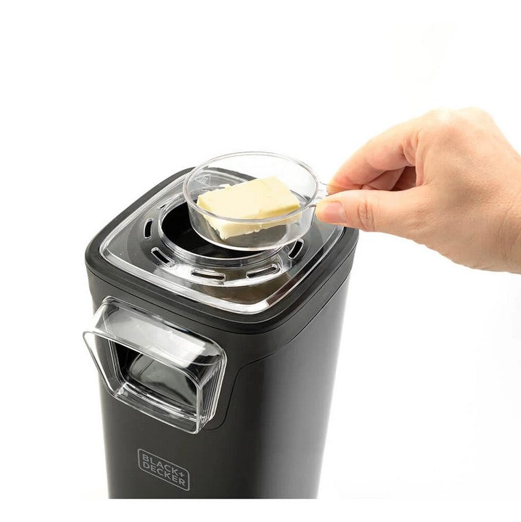 Black+Decker Popcornmaskin 1100W – För perfekta popcorn på nolltid