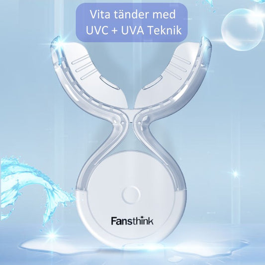 Vår avancerade tandblekningskit med UVC och UVA Teknik är den perfekta lösningen för att uppnå detta på ett enkelt och bekvämt sätt.