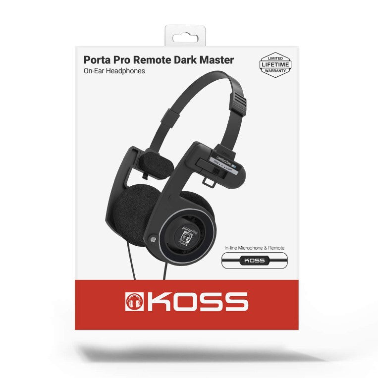 Kartong förpackning till Koss on-ear headset