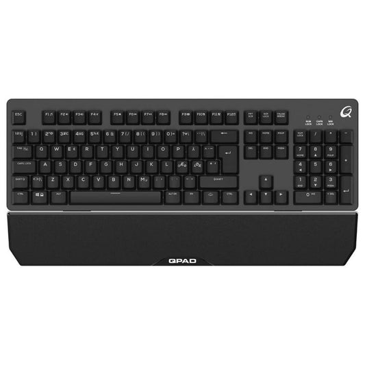 Svart Qpad tangentbord