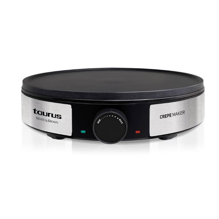 Taurus Crepe & Pannkakshäll: Master Crepes Hemma - 1200W med Justerbar Termostat