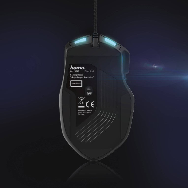 Undersidan utav uRage gamingmus