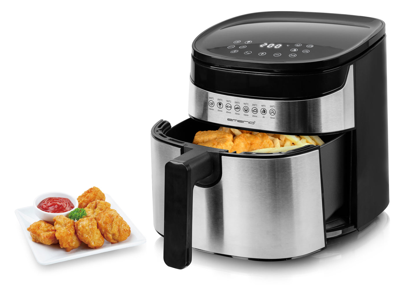 EMERIO Digital Airfryer 4,5l – Krispigt och hälsosamt utan olja